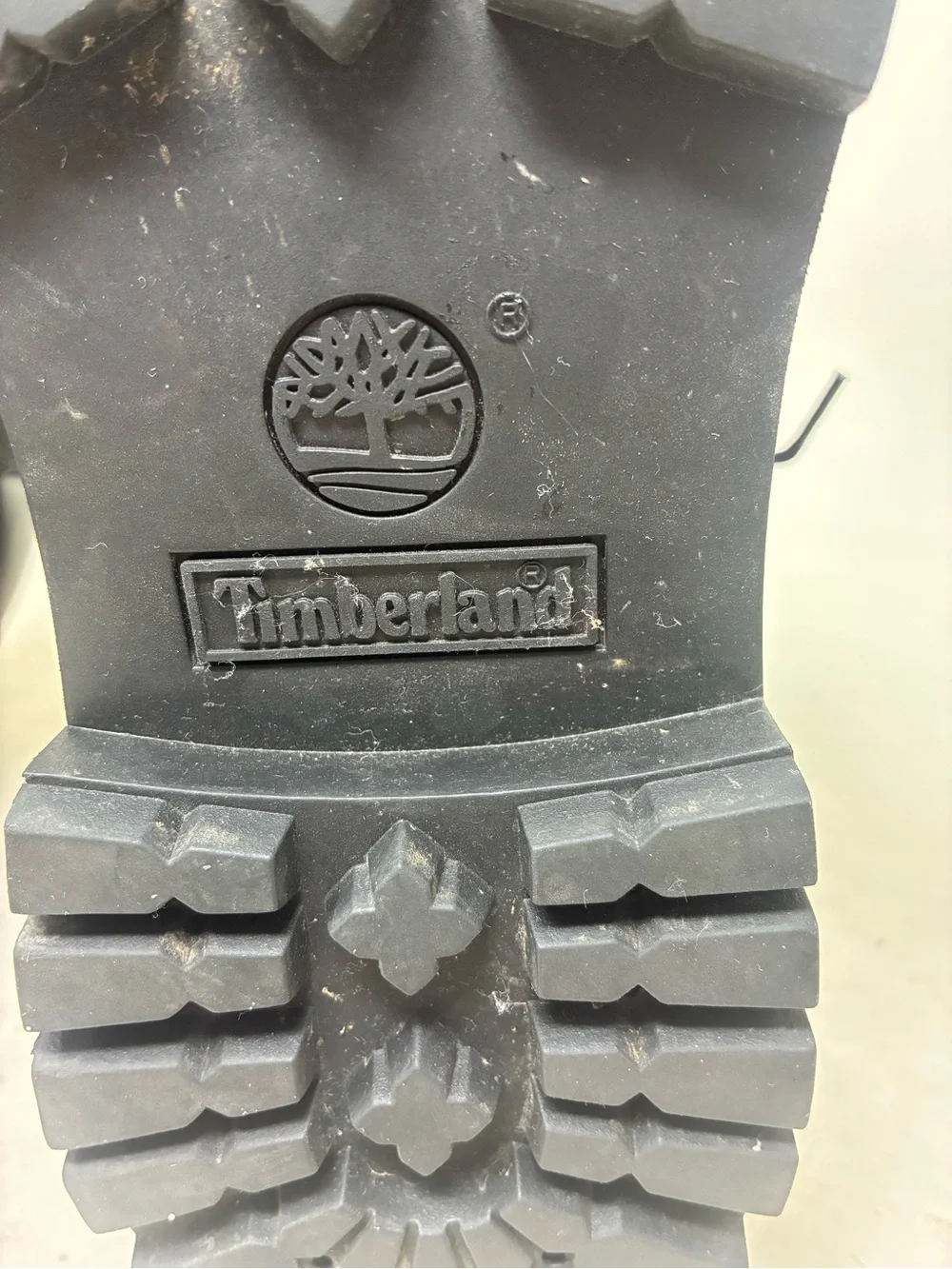 Timberland Black Men's Lace-Up Work Boot